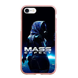 Чехол iPhone 7/8 матовый MASS EFFECT ТАЛИ ЗОРА, цвет: 3D-светло-розовый