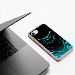 Чехол iPhone 7/8 матовый DEAD SPACE АЙЗЕК КЛАРК, цвет: 3D-светло-розовый — фото 2