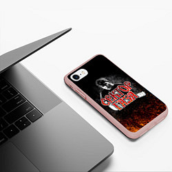 Чехол iPhone 7/8 матовый Сектор Газа Юра ХОЙ, цвет: 3D-светло-розовый — фото 2