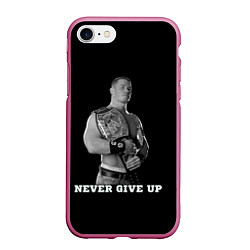 Чехол iPhone 7/8 матовый Never give up
