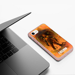 Чехол iPhone 7/8 матовый FREEMAN GMAN HALF-LIFE Z, цвет: 3D-светло-розовый — фото 2
