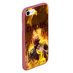 Чехол iPhone 7/8 матовый Hades Гадес Z, цвет: 3D-малиновый — фото 2