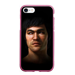 Чехол iPhone 7/8 матовый Bruce, цвет: 3D-малиновый