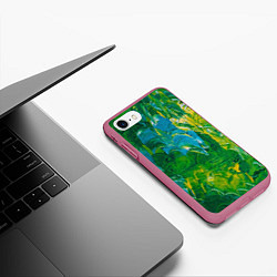 Чехол iPhone 7/8 матовый Я вижу, цвет: 3D-малиновый — фото 2