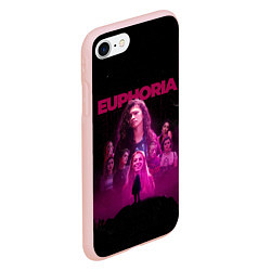 Чехол iPhone 7/8 матовый Euphoria team, цвет: 3D-светло-розовый — фото 2