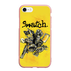 Чехол iPhone 7/8 матовый Snatch: Art, цвет: 3D-светло-розовый