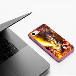 Чехол iPhone 7/8 матовый Ноэлль Noelle Z, цвет: 3D-малиновый — фото 2
