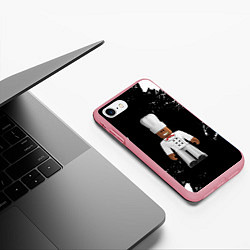 Чехол iPhone 7/8 матовый ROBLOX РОБЛОКС LOGO спина Z, цвет: 3D-баблгам — фото 2