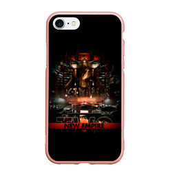 Чехол iPhone 7/8 матовый New Empire, Vol 2 - Hollywood Undead, цвет: 3D-светло-розовый