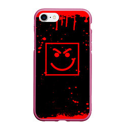 Чехол iPhone 7/8 матовый BON JOVI РОК ROCK HAVE A NICE DAY, цвет: 3D-малиновый