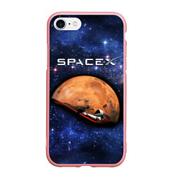 Чехол iPhone 7/8 матовый Space X, цвет: 3D-баблгам