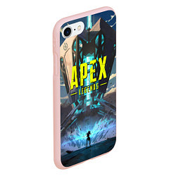 Чехол iPhone 7/8 матовый APEX Legends boom, цвет: 3D-светло-розовый — фото 2