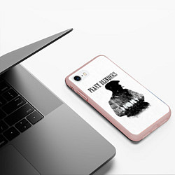 Чехол iPhone 7/8 матовый Thomas Shelby Peaky Blinders, цвет: 3D-светло-розовый — фото 2