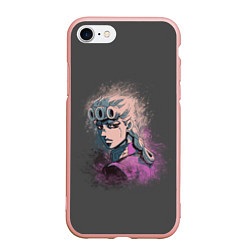 Чехол iPhone 7/8 матовый Giorno Giovanna Paints, цвет: 3D-светло-розовый