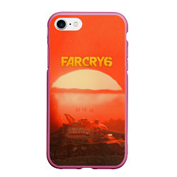 Чехол iPhone 7/8 матовый Far Cry 6 - Libertad, цвет: 3D-малиновый