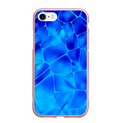 Чехол iPhone 7/8 матовый Ice Under Water, цвет: 3D-светло-розовый