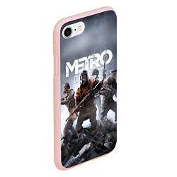 Чехол iPhone 7/8 матовый МЕТРО ИСХОД АРТЁМ ,ЯДЕРНАЯ ЗИМА METRO EXODUS, цвет: 3D-светло-розовый — фото 2