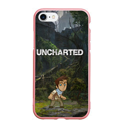 Чехол iPhone 7/8 матовый Uncharted На картах не значится, цвет: 3D-баблгам