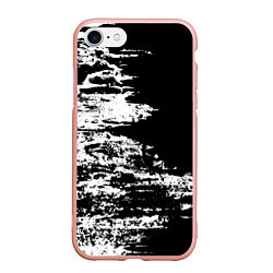 Чехол iPhone 7/8 матовый Abstraction pattern 2022 vanguard, цвет: 3D-светло-розовый