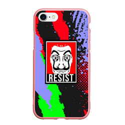 Чехол iPhone 7/8 матовый La Casa de Papel Resist, цвет: 3D-баблгам