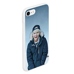 Чехол iPhone 7/8 матовый MIN YOONGI BTS WINTER, цвет: 3D-белый — фото 2