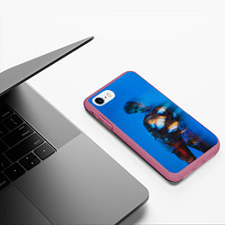 Чехол iPhone 7/8 матовый Модный GONE Fludd, цвет: 3D-малиновый — фото 2