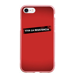 Чехол iPhone 7/8 матовый VIVA LA RESISTENCIA, цвет: 3D-баблгам