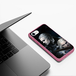 Чехол iPhone 7/8 матовый THE WITCHER 2 SEASON, цвет: 3D-малиновый — фото 2
