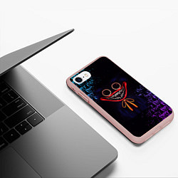 Чехол iPhone 7/8 матовый POPPY PLAYTIME ПОППИ ПЛЭЙТАЙМ ХАГГИ ВАГГИ, цвет: 3D-светло-розовый — фото 2