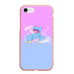 Чехол iPhone 7/8 матовый POPPY PLAYTIME - ХАГГИ ВАГГИ С ПОДУШКОЙ, цвет: 3D-светло-розовый