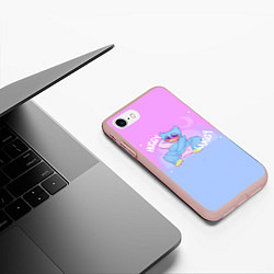 Чехол iPhone 7/8 матовый POPPY PLAYTIME - ХАГГИ ВАГГИ С ПОДУШКОЙ, цвет: 3D-светло-розовый — фото 2