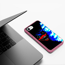 Чехол iPhone 7/8 матовый GAME POPPY PLAYTIME ИГРА ПОППИ ПЛЕЙТАЙМ, цвет: 3D-малиновый — фото 2
