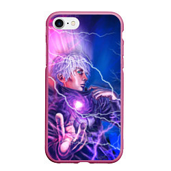 Чехол iPhone 7/8 матовый Gojo Satoru Jujutsu Kaisen, цвет: 3D-малиновый