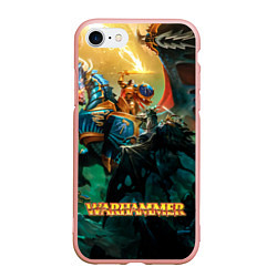 Чехол iPhone 7/8 матовый Warhammer арт, цвет: 3D-светло-розовый