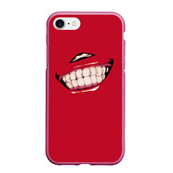 Чехол iPhone 7/8 матовый Sukunas Smile, цвет: 3D-малиновый