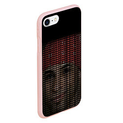 Чехол iPhone 7/8 матовый IM YOUR LITTLE BUTTERFLY grey, цвет: 3D-светло-розовый — фото 2