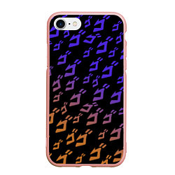 Чехол iPhone 7/8 матовый JOJOS BIZARRE ADVENTURE PATTERN