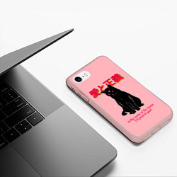 Чехол iPhone 7/8 матовый Сейлор Мяу - Sailor Moon, цвет: 3D-светло-розовый — фото 2
