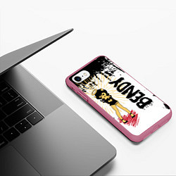 Чехол iPhone 7/8 матовый Констебль Alice Bendy, цвет: 3D-малиновый — фото 2