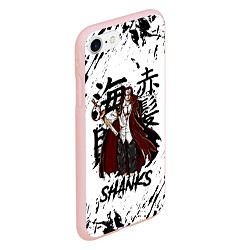Чехол iPhone 7/8 матовый SHANKS ONE PIECE, цвет: 3D-светло-розовый — фото 2