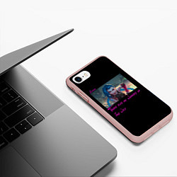 Чехол iPhone 7/8 матовый Джинкс There are no winners in this war, цвет: 3D-светло-розовый — фото 2