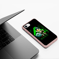 Чехол iPhone 7/8 матовый Naofumi - The Rising of the Shield Hero, цвет: 3D-светло-розовый — фото 2