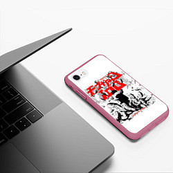 Чехол iPhone 7/8 матовый Mob Psycho 100 - Kageyama Shigeo, цвет: 3D-малиновый — фото 2