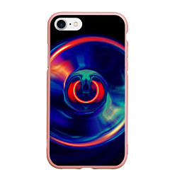 Чехол iPhone 7/8 матовый Сверхновая сингулярность, цвет: 3D-светло-розовый