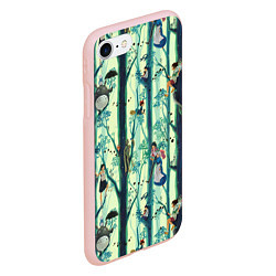 Чехол iPhone 7/8 матовый Ghibli All, цвет: 3D-светло-розовый — фото 2