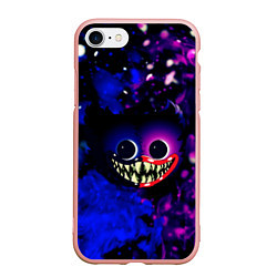 Чехол iPhone 7/8 матовый Хаги Ваги Огонь, цвет: 3D-светло-розовый
