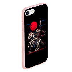 Чехол iPhone 7/8 матовый Адский Линк, цвет: 3D-светло-розовый — фото 2
