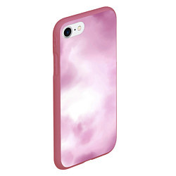 Чехол iPhone 7/8 матовый Tie-dye Pink, цвет: 3D-малиновый — фото 2