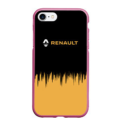 Чехол iPhone 7/8 матовый Renault - Авто модель, цвет: 3D-малиновый