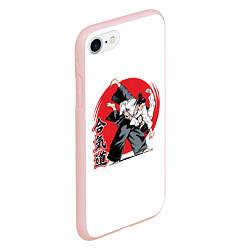 Чехол iPhone 7/8 матовый Айкидо Aikido, цвет: 3D-светло-розовый — фото 2